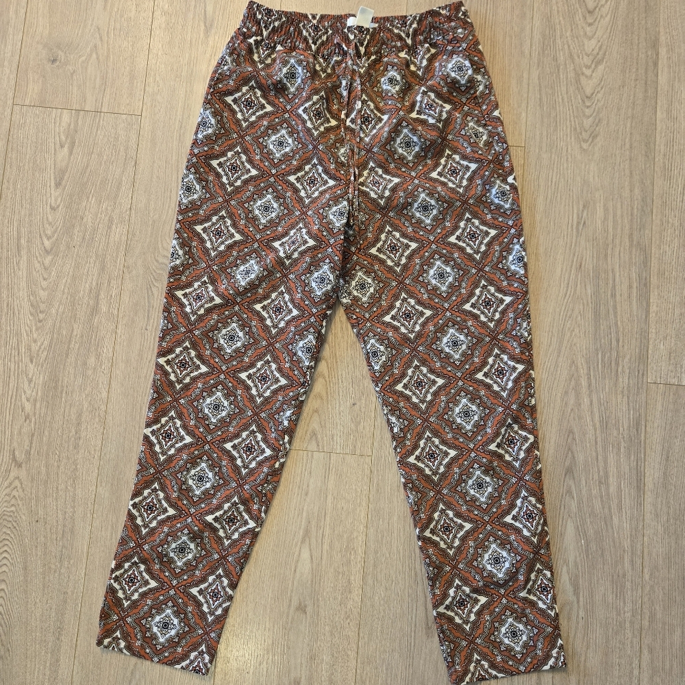 H&m Geometrical Silk Pants